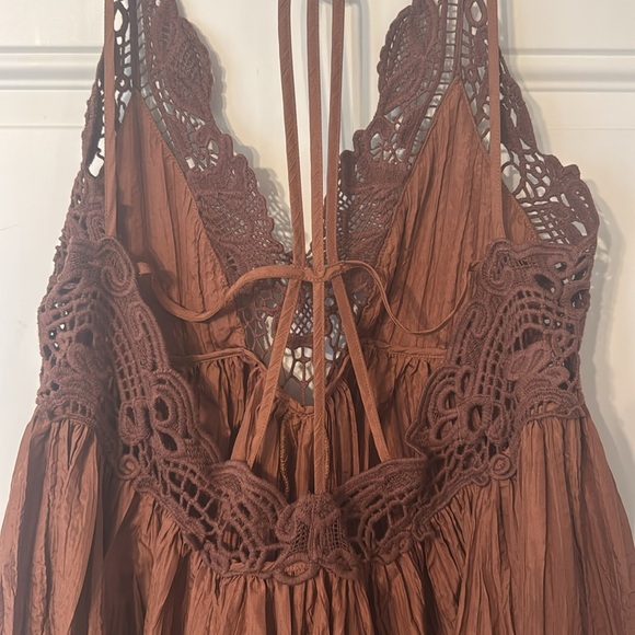 Free People Rust Backless Dress - Picture 10 of 12